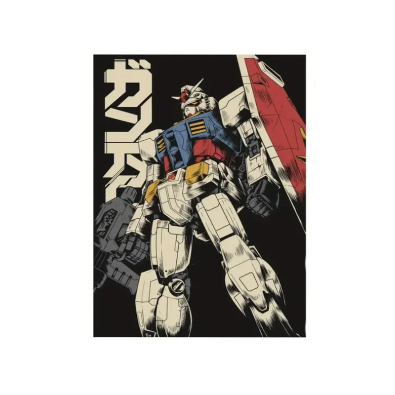 Hot Blooded Manga Canvas Anime Poster (40x1x60cm) - ملصق